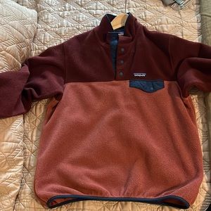 1/4 snap multi colored Patagonia fleece
